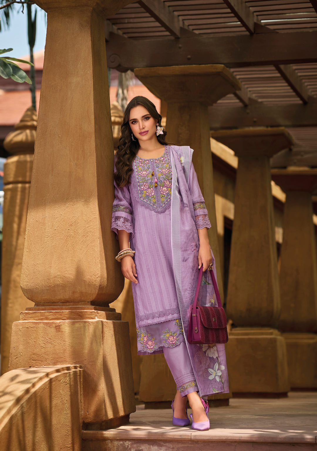 Kina Lily Embroidered Pakistani Cotton Suit Set