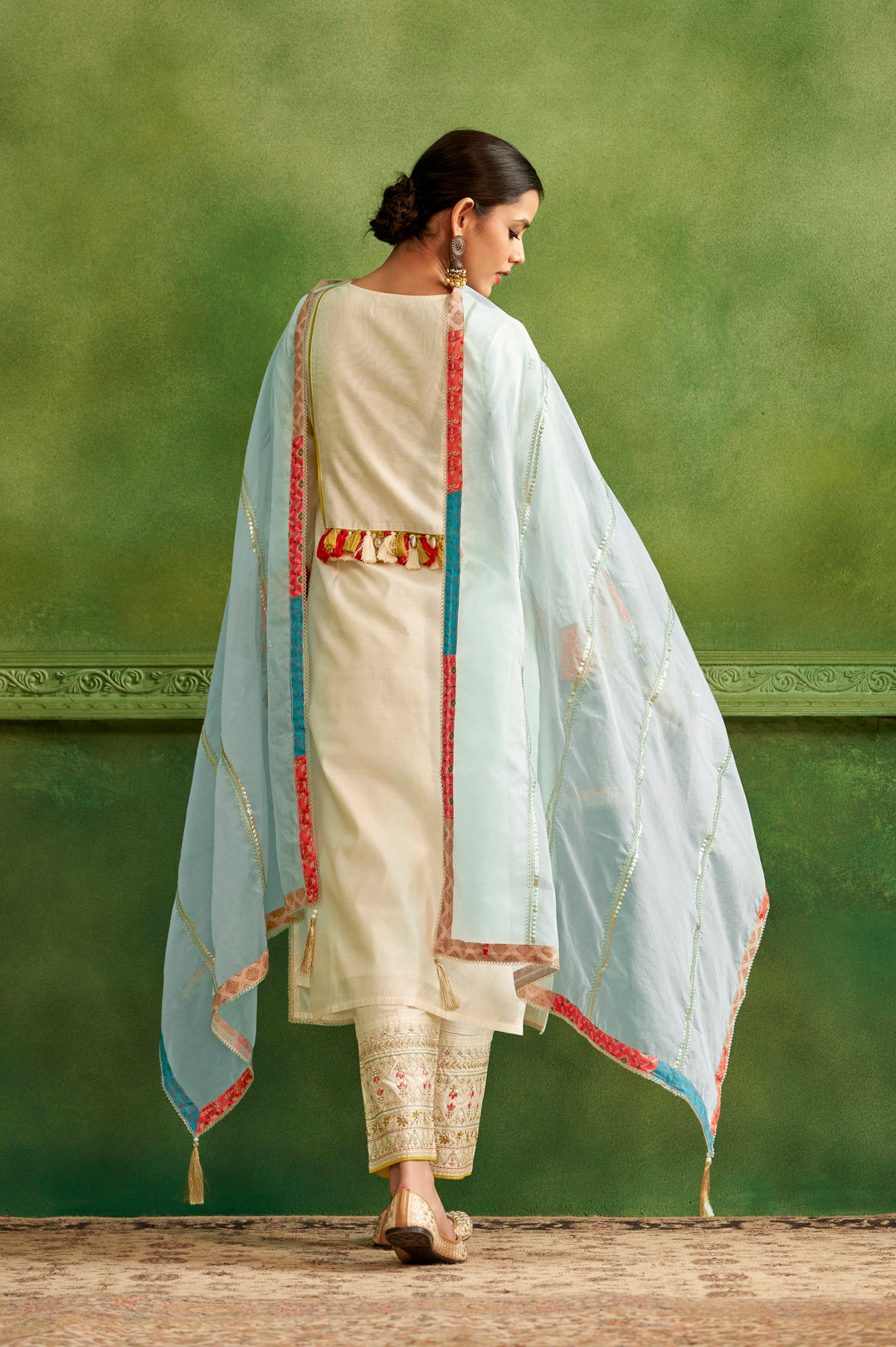 Adya Shankh Luxury Suit Set