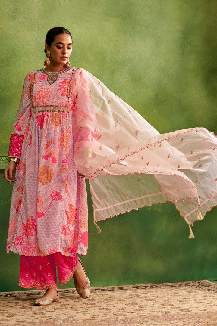 Adya Gulab Luxury Anarkali Suit Set