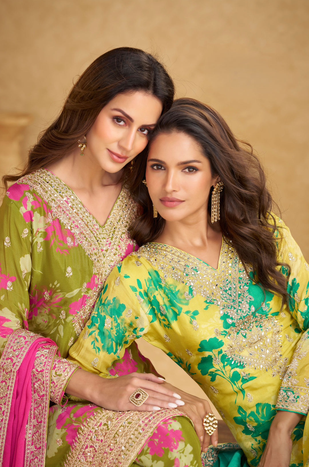 Darpan Amber Full work suit set