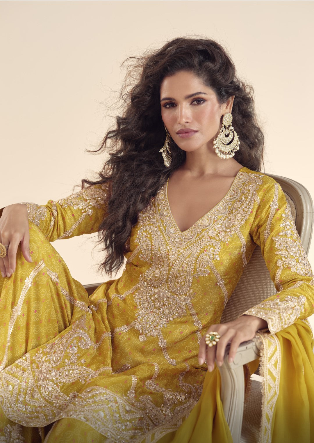 Koyal Amber Full Work Gharara set