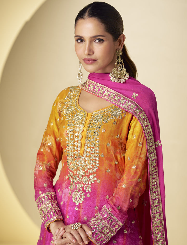 Ishwari rose full work Sharara suit set