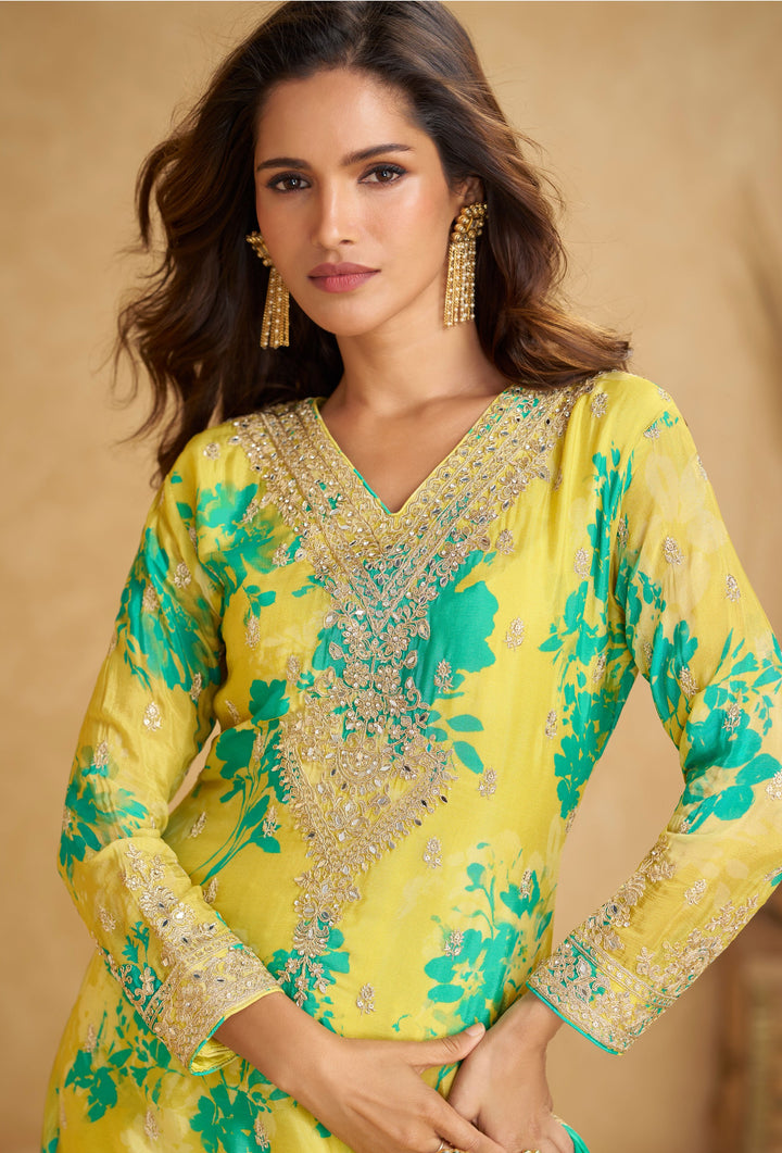 Darpan Amber Full work suit set