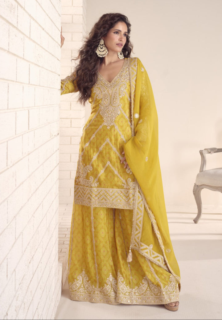 Koyal Amber Full Work Gharara set