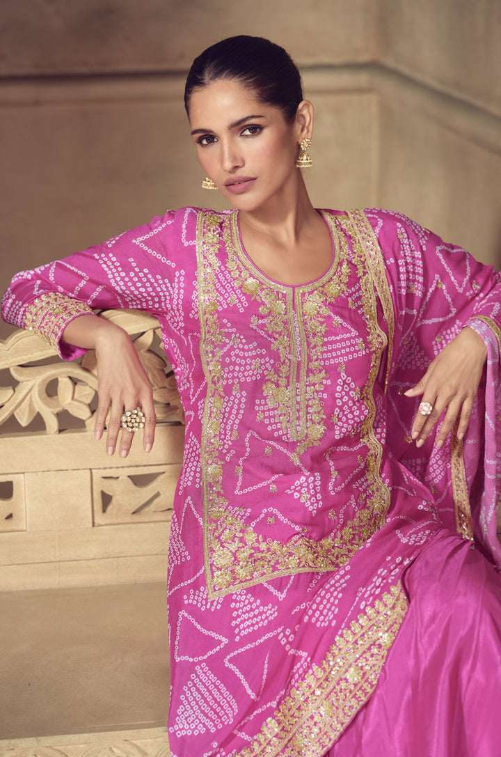 Nimrat Rose Full Work Sharara Suit set