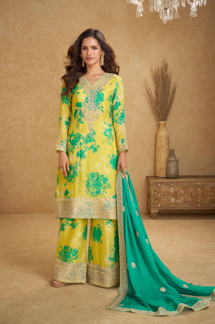 Darpan Amber Full work suit set