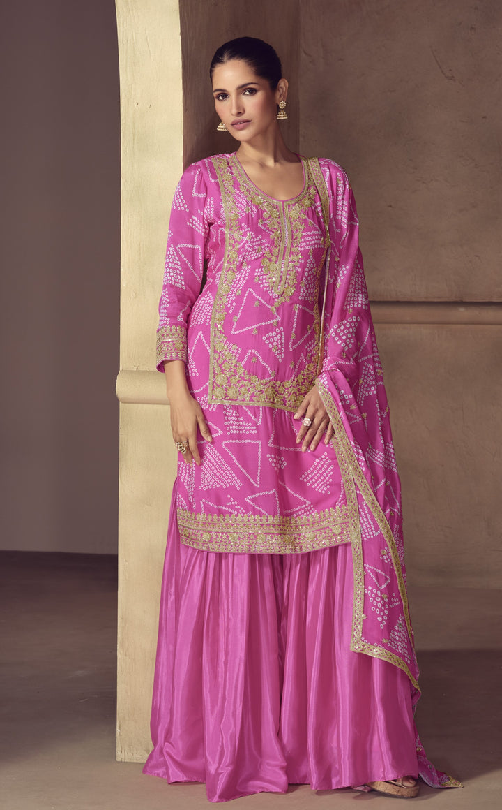 Nimrat Rose Full Work Sharara Suit set