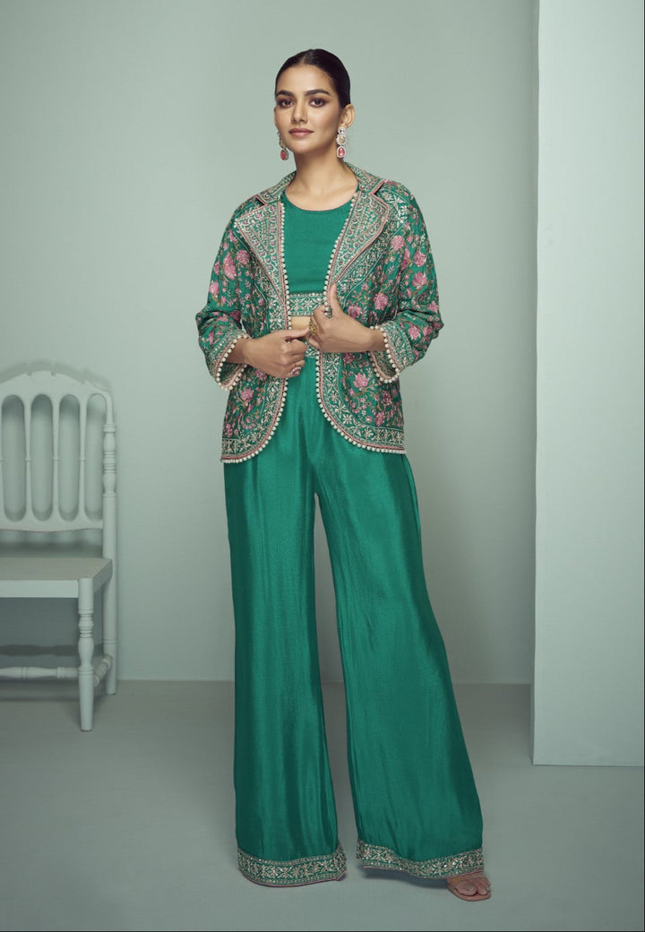 Imli fern full work fusion wear 3 pc set