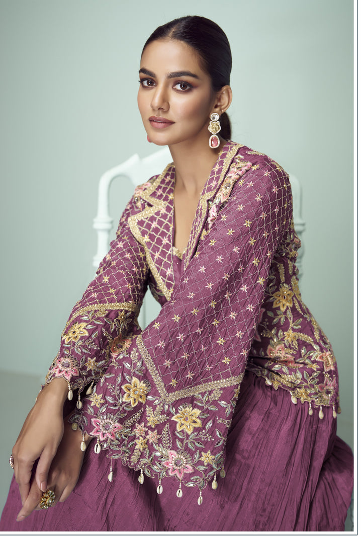 Imli orchid full work fusion wear set
