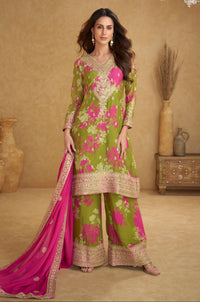 Darpan rose full work suit set