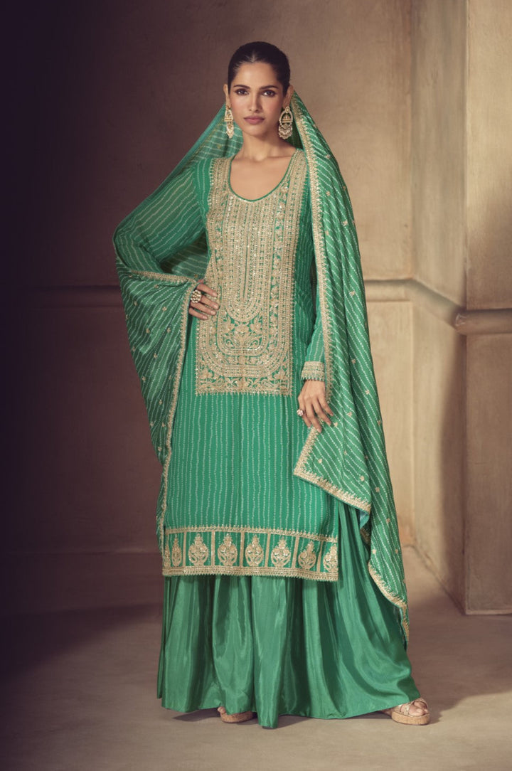 Nimrat Fern Full Work sharara Suit set
