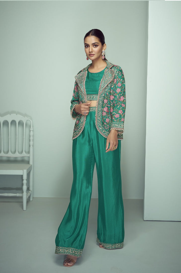 Imli fern full work fusion wear 3 pc set