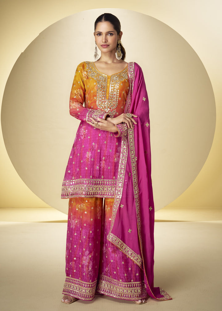 Ishwari rose full work Sharara suit set