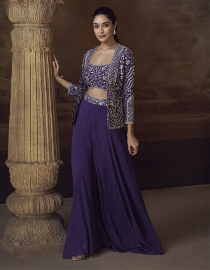 Amulya Thistle Fusion Work 3 pc set