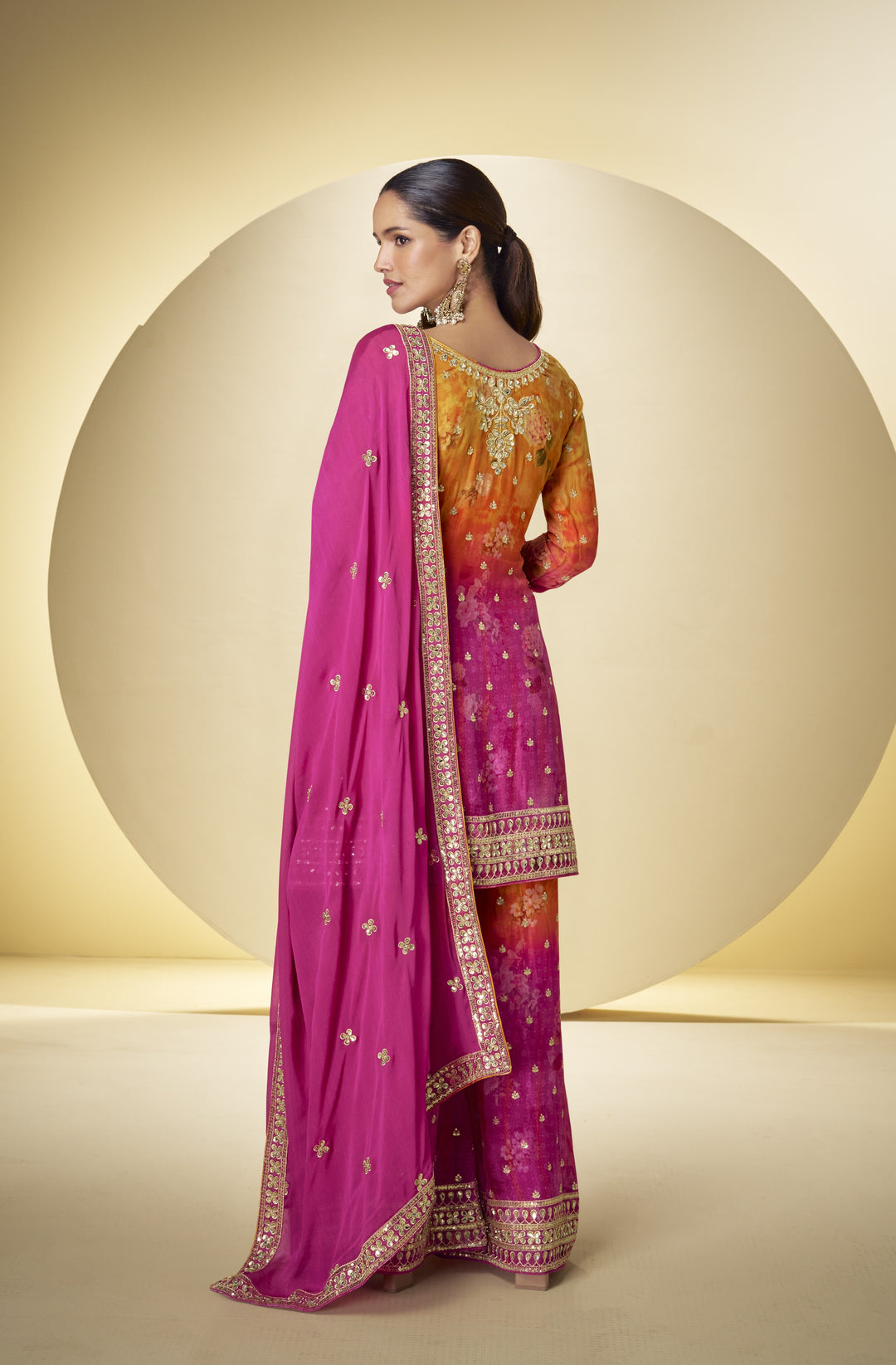 Ishwari rose full work Sharara suit set