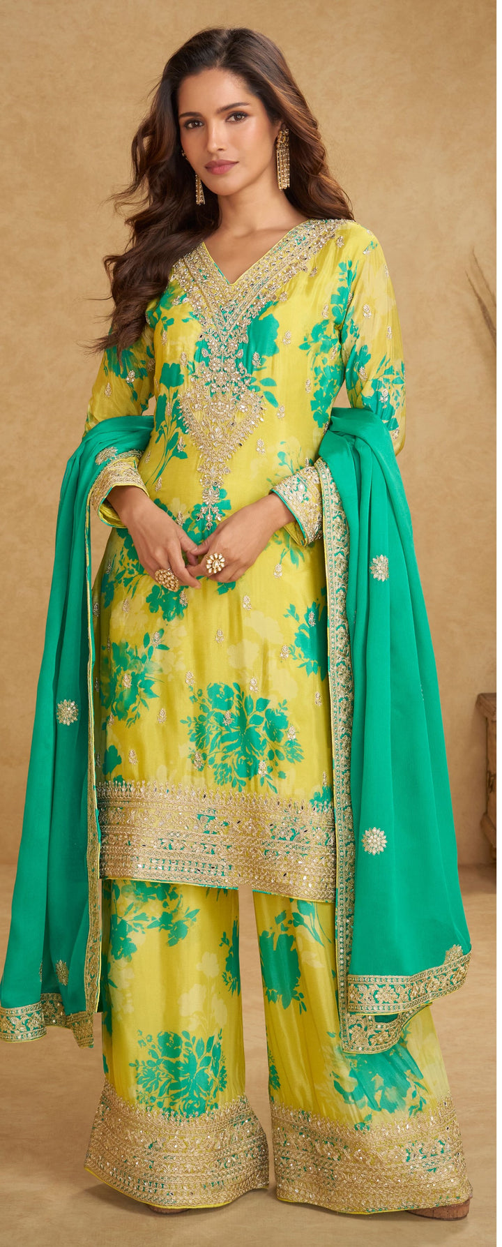 Darpan Amber Full work suit set