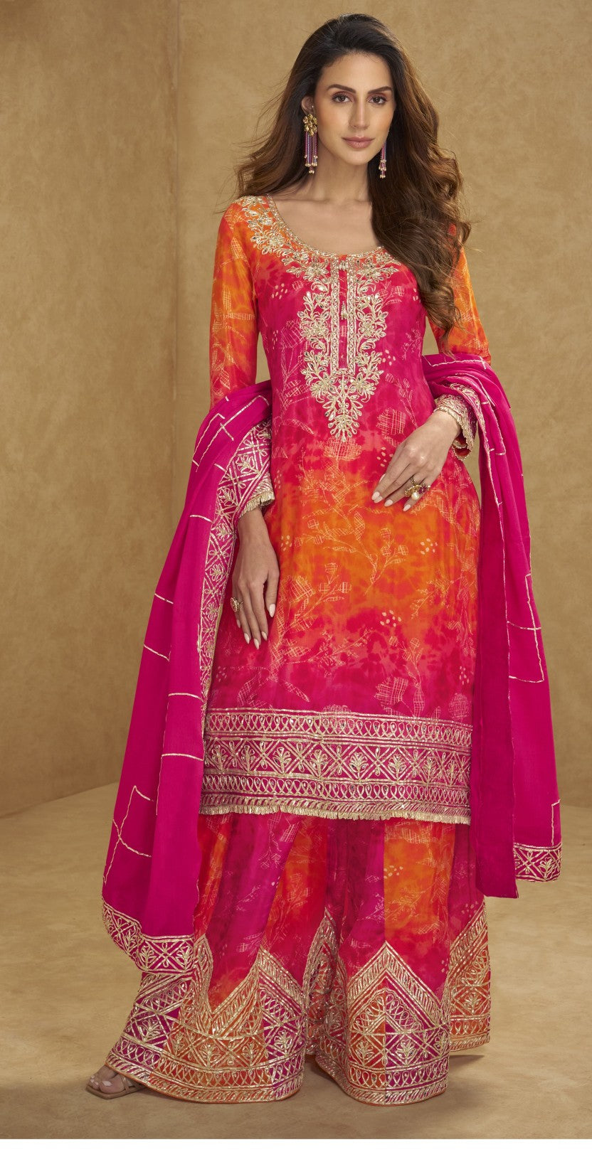 Tamolika rose full work heavy suit set