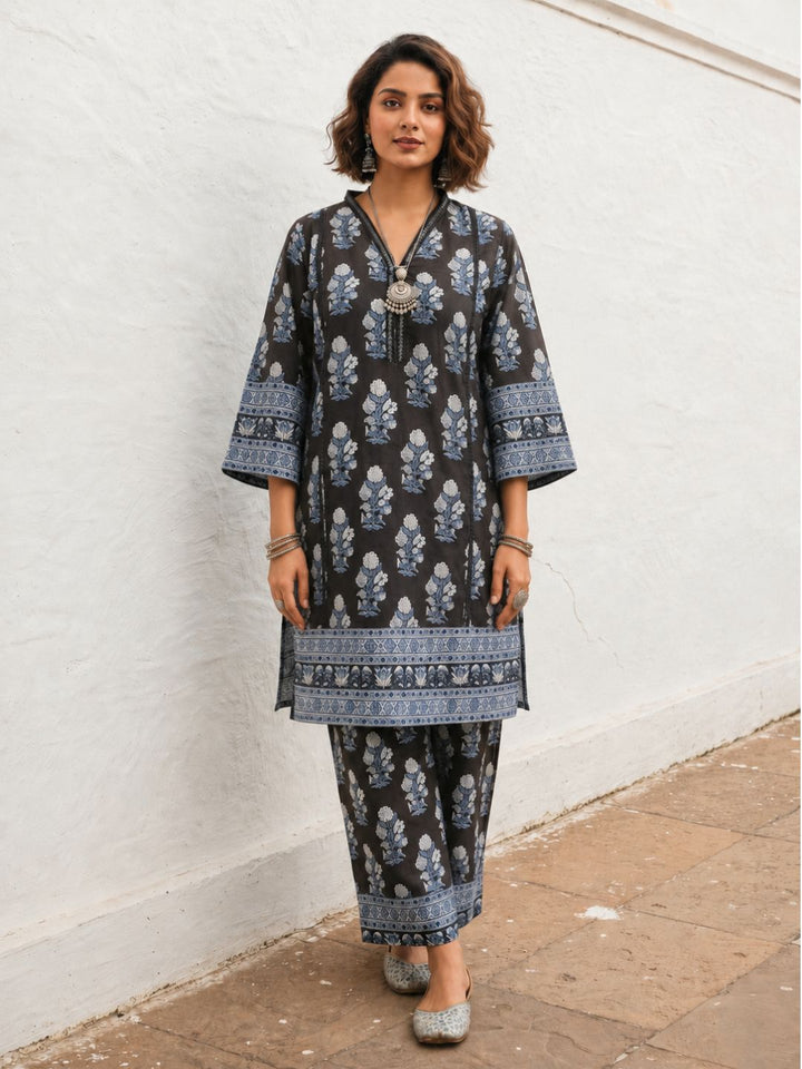Swades sable cotton co-ord set