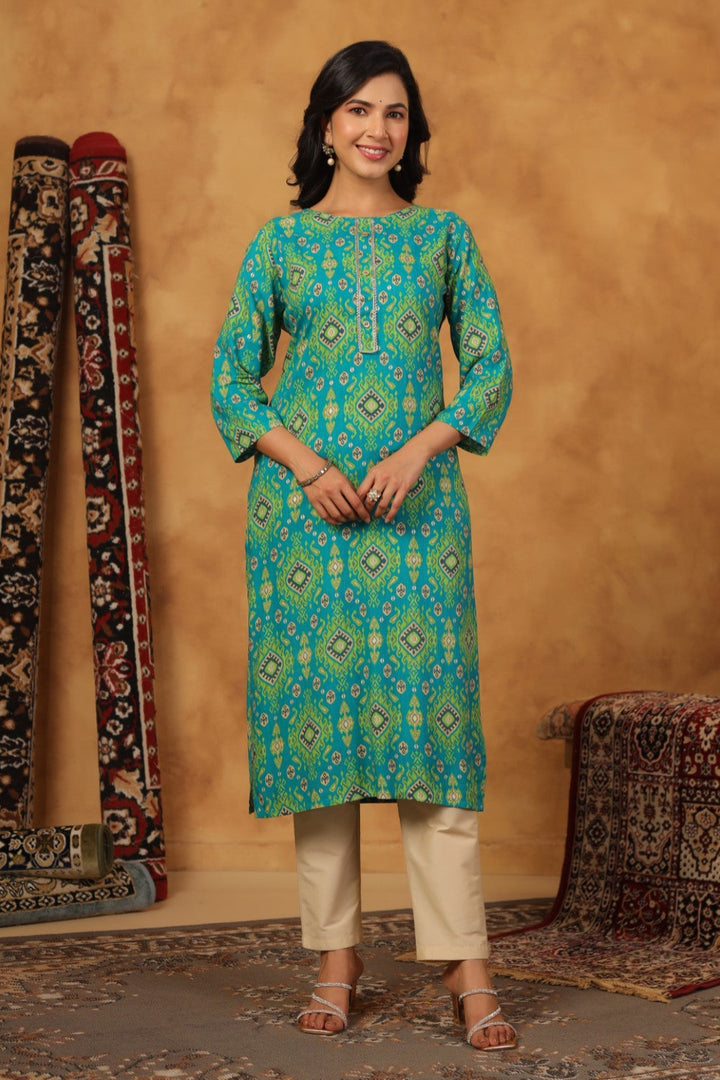 Varisha Pacific Printed Kurti