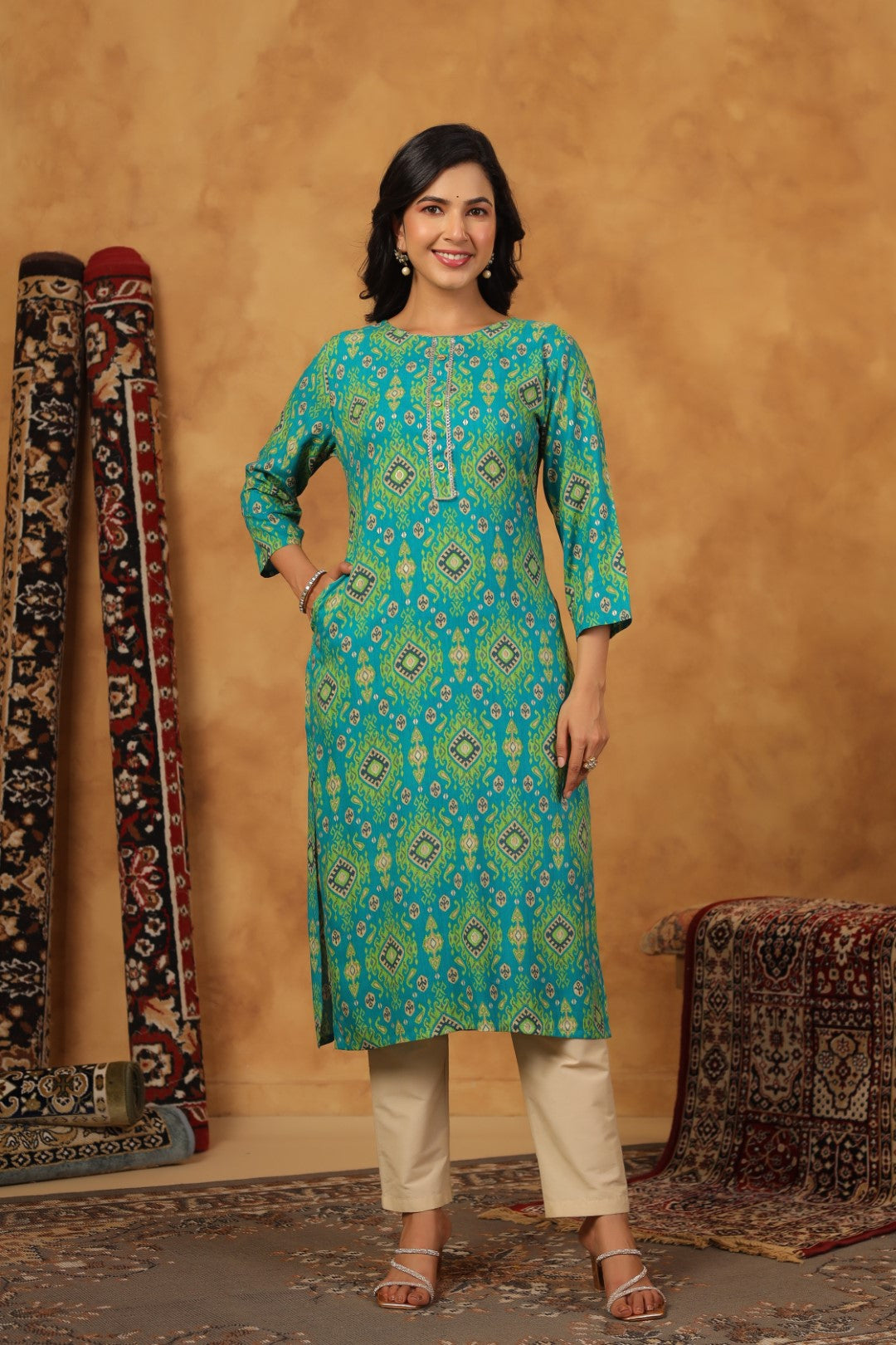 Varisha Pacific Printed Kurti