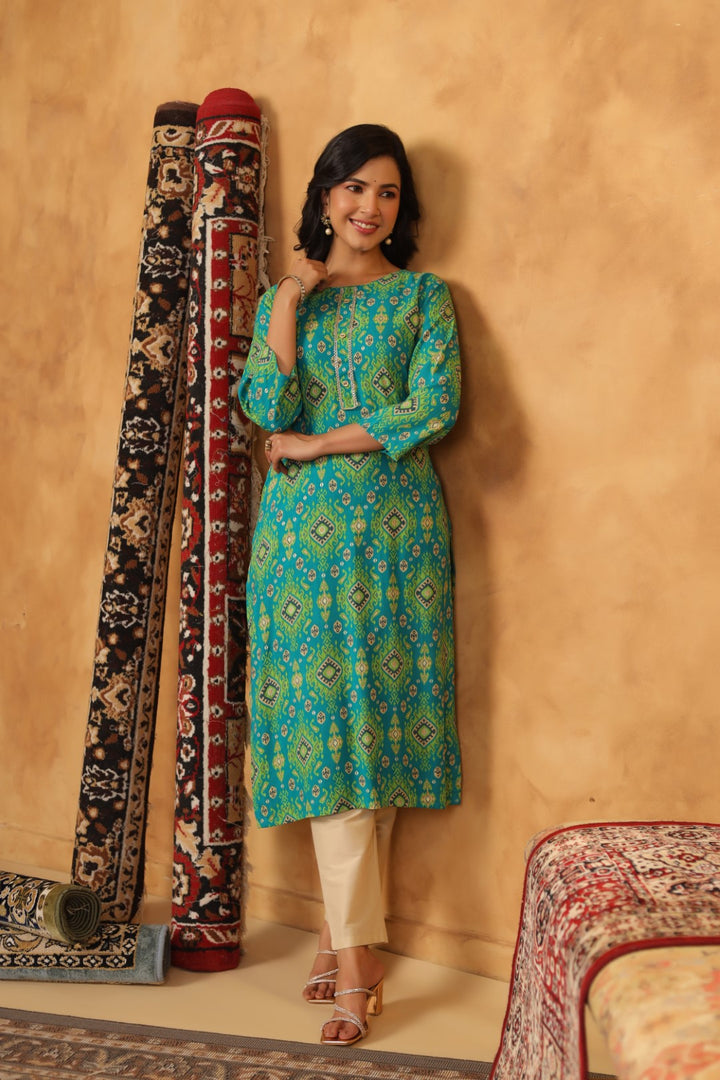 Varisha Pacific Printed Kurti