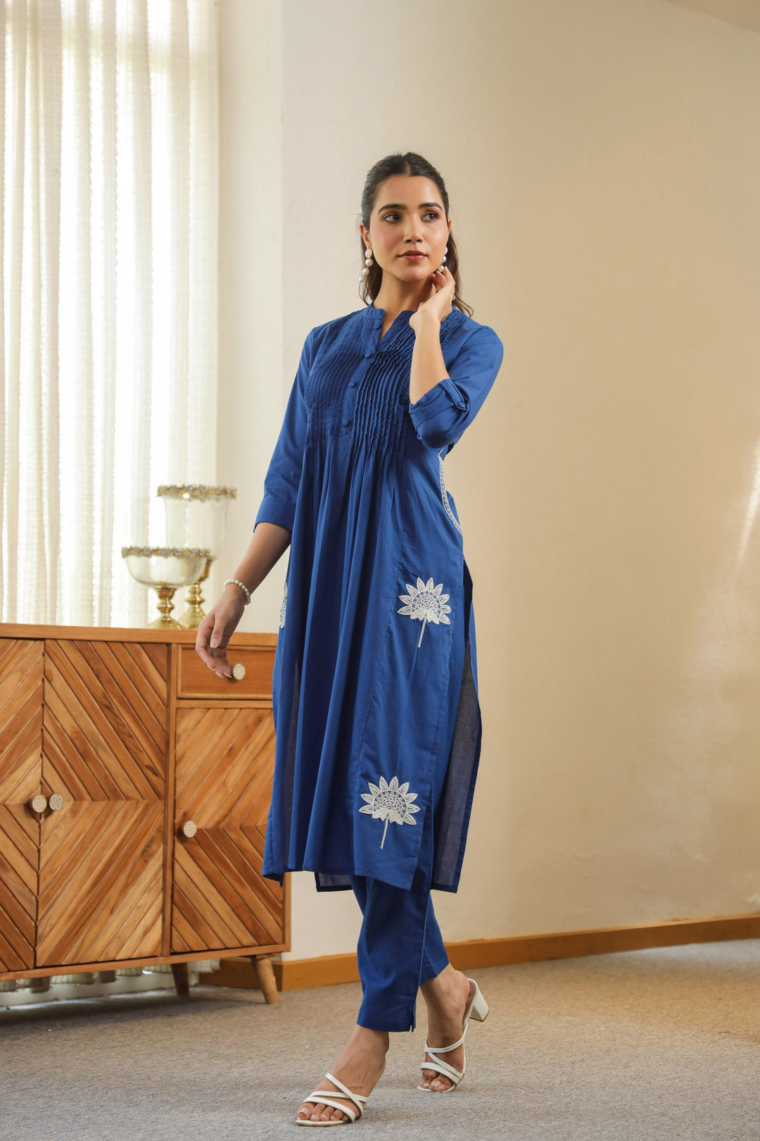 Nabha Indi Embroidered Kurta Pant Set