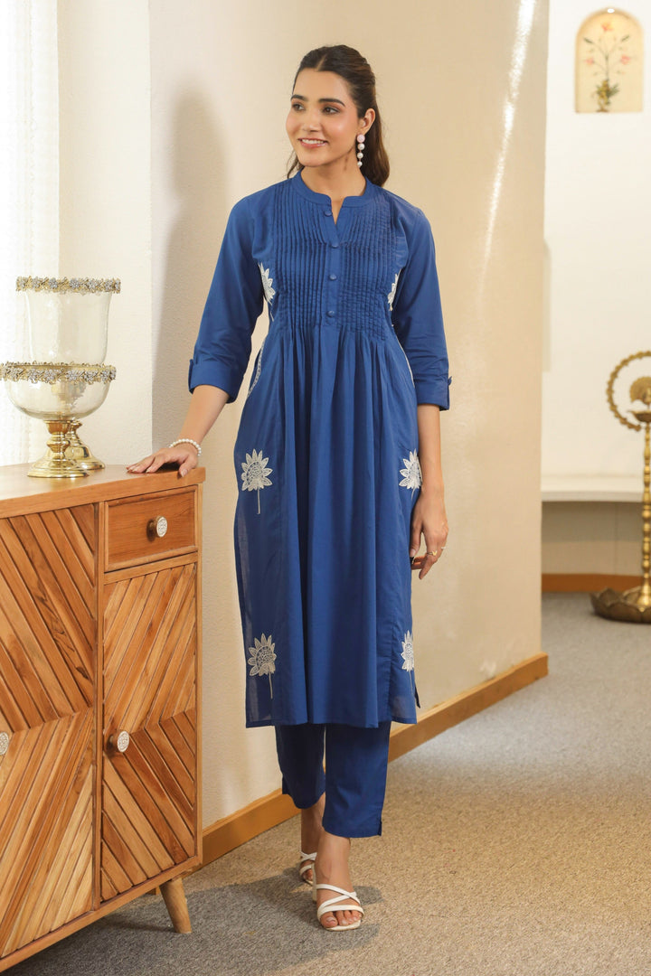 Nabha Indi Embroidered Kurta Pant Set
