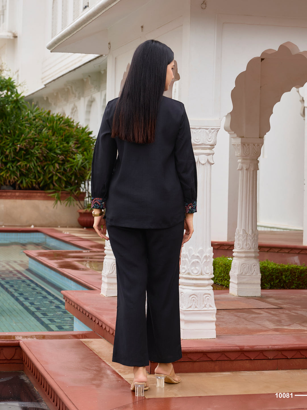 Opela jade embroidery co-ord set