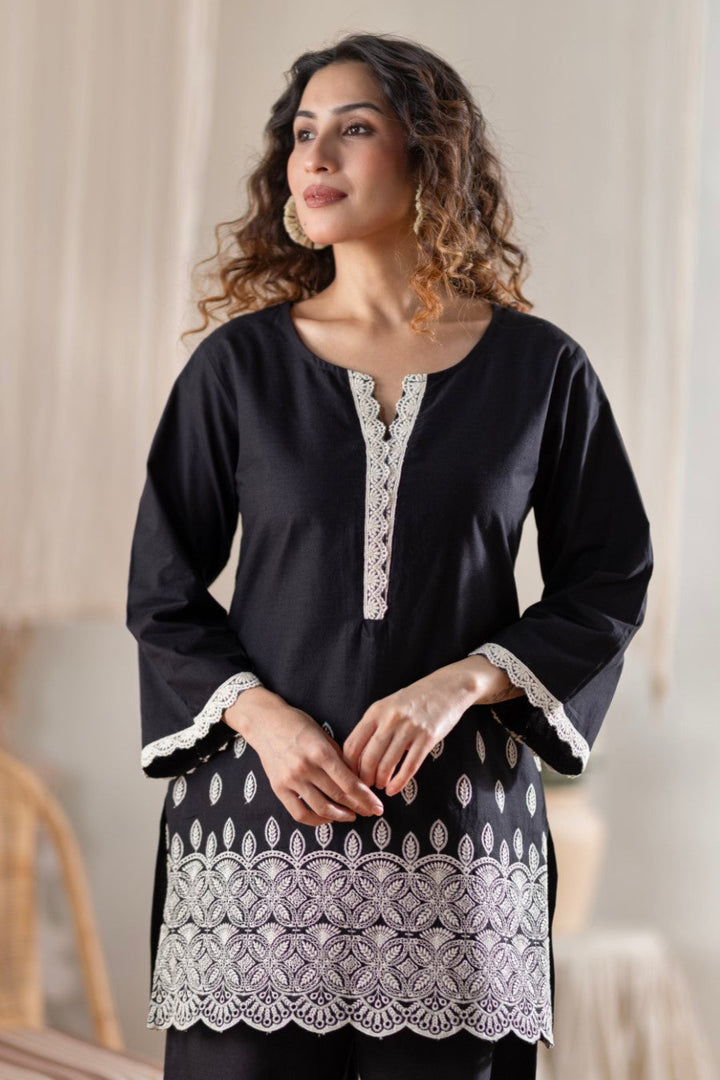 Sharad jade embroidery co-ord set