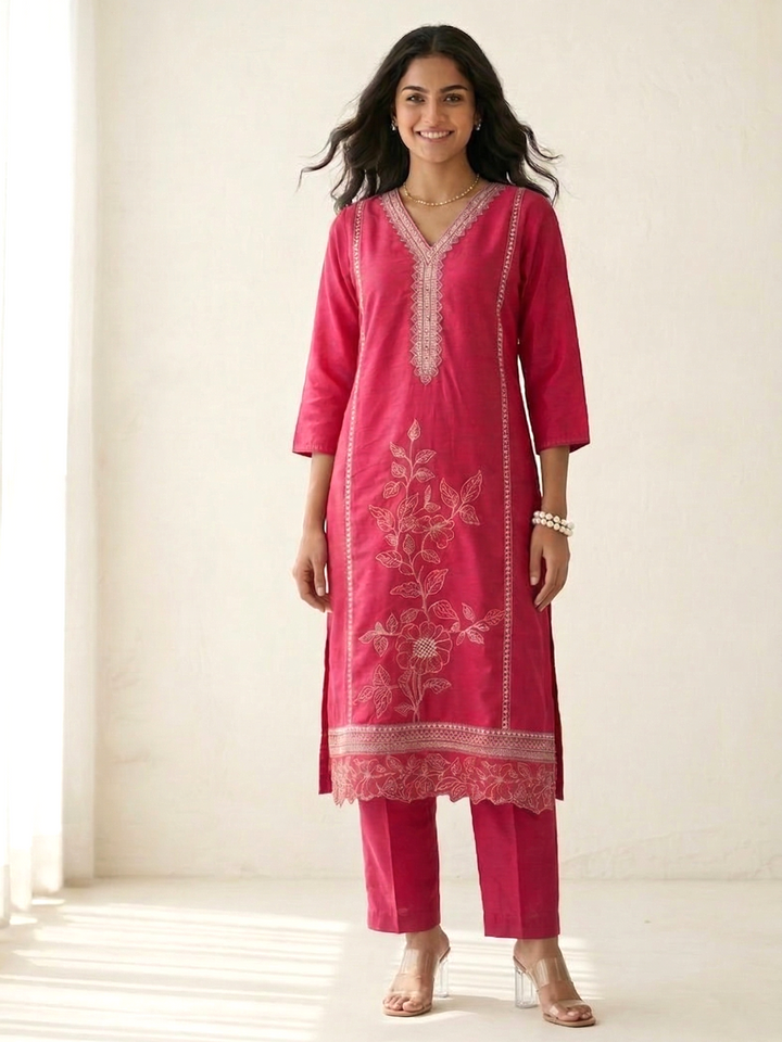 Morni Carmine Full Work Suit Set