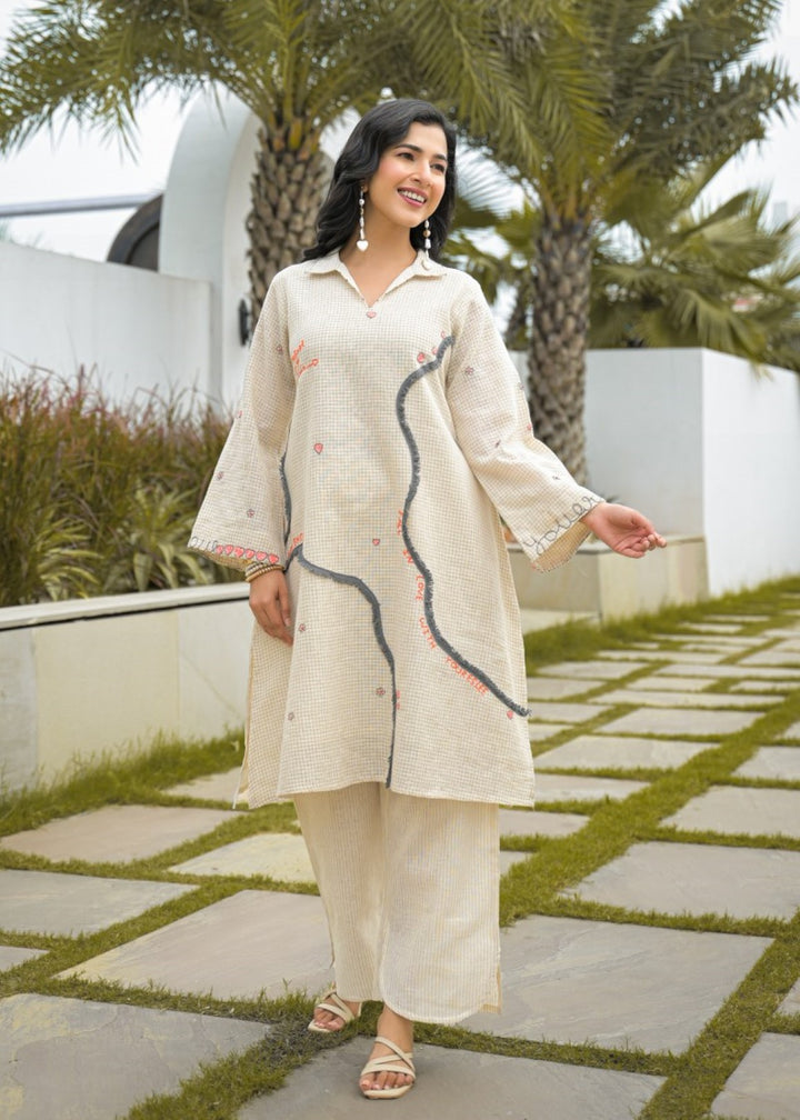 Tatva parch cotton kurta pant set