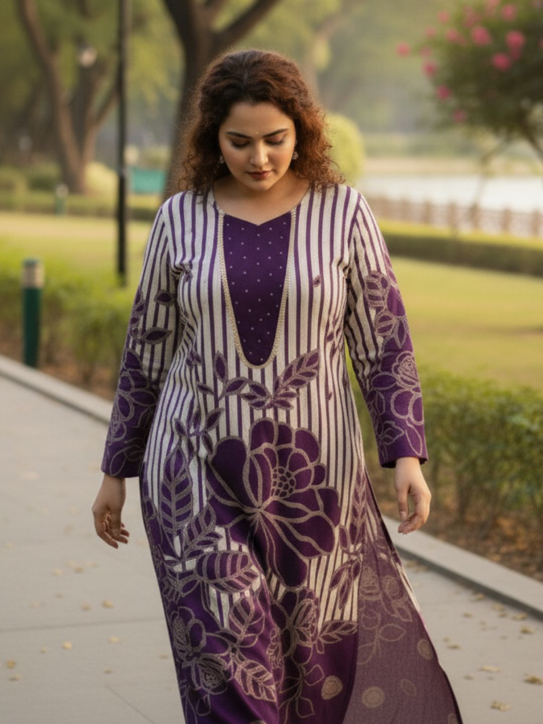 Bakul Cosmos Printed Kurta Pant Set