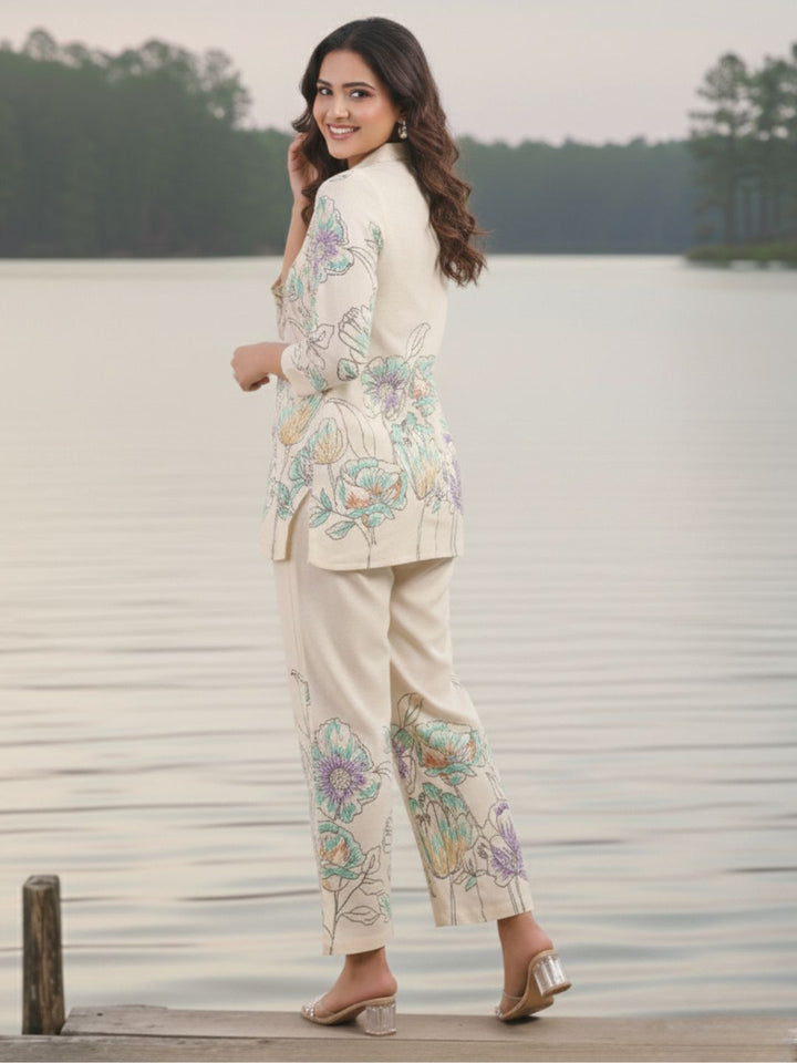 Hardik Snow Printed Cotton Co-ord Set