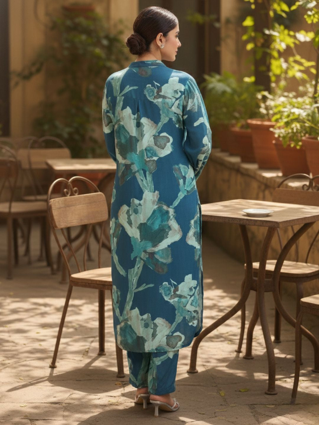 Pavitra ocean printed co-ord set