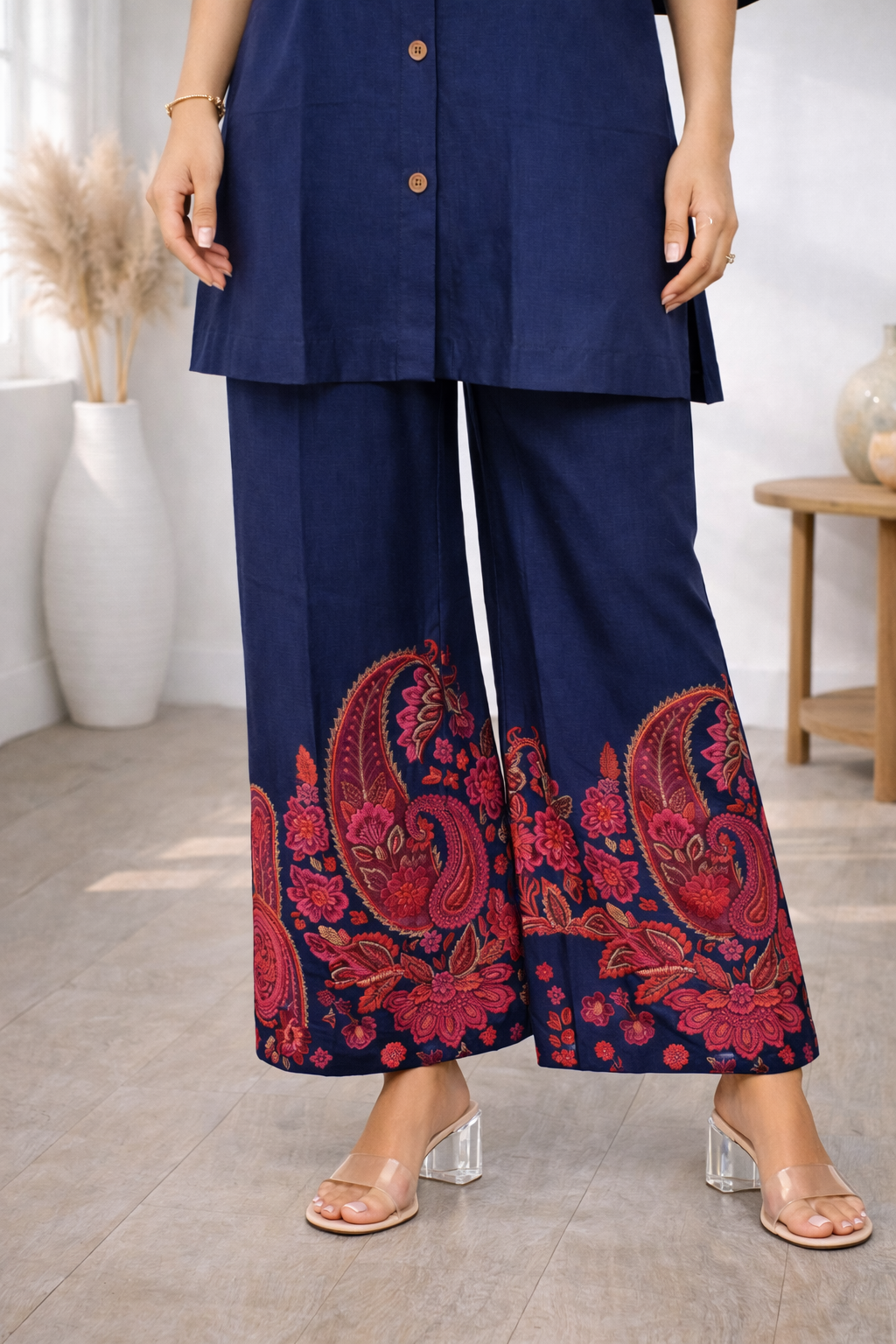 Reet Indigo Paisley Co-ord Set