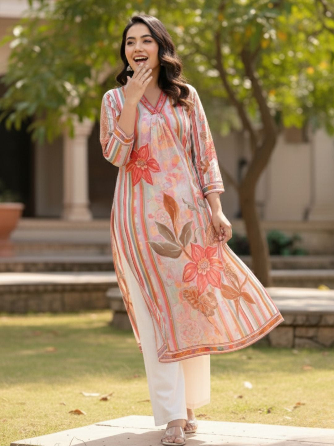 Maurya vivid cotton Kurta Pant set