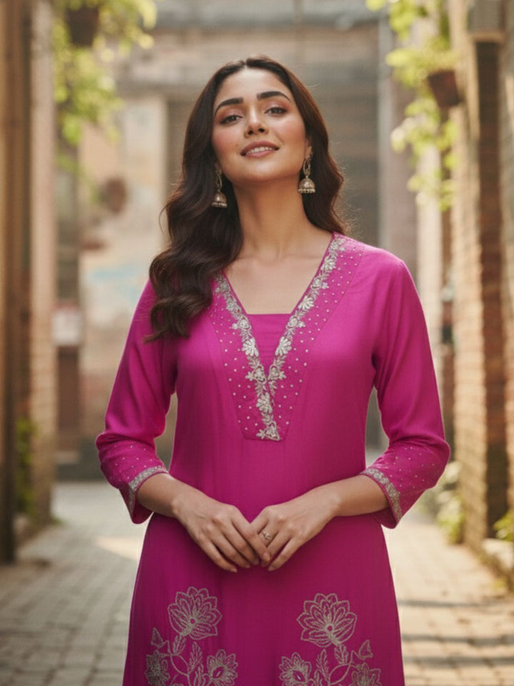 Albeli Rose Premium Work Suit Set