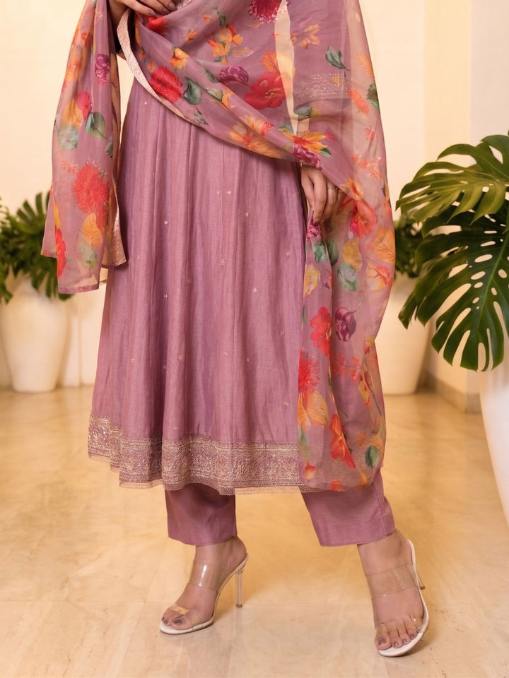 Shanti Salmon Full Work Suit Set