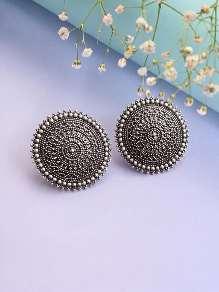 Aadhya Mandala Stud Earrings