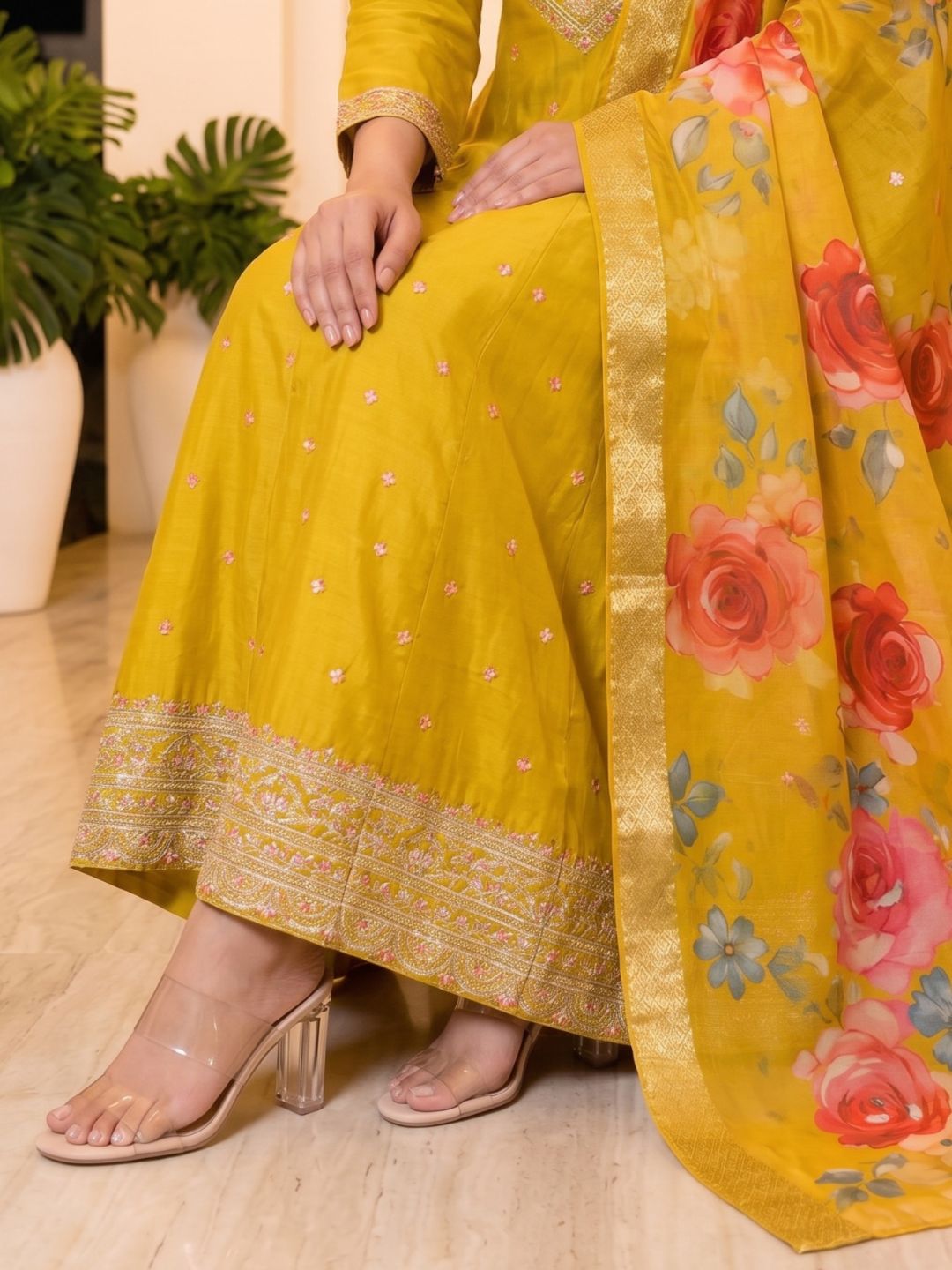 Shanti Amber Full Work Suit Set