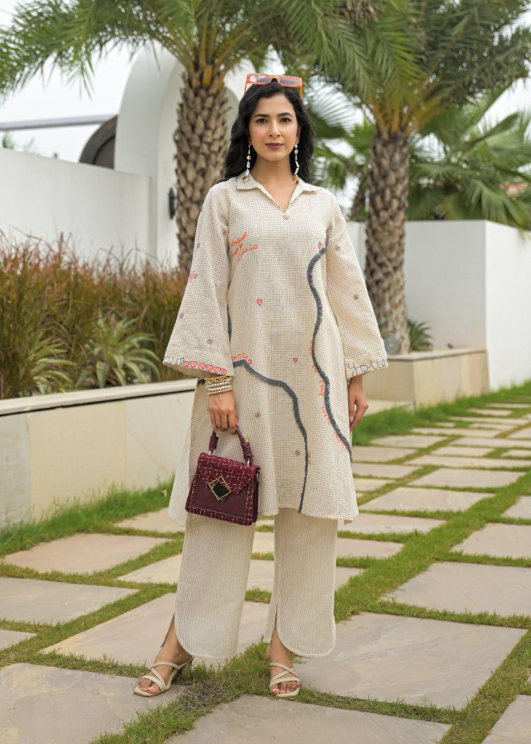 Tatva parch cotton kurta pant set