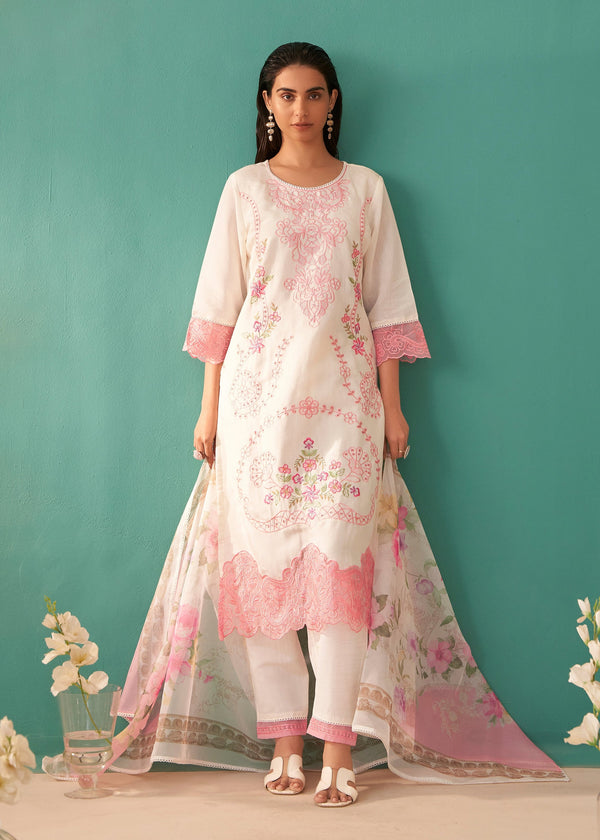 Nadira Angel Embroidered Lawn Suit Set