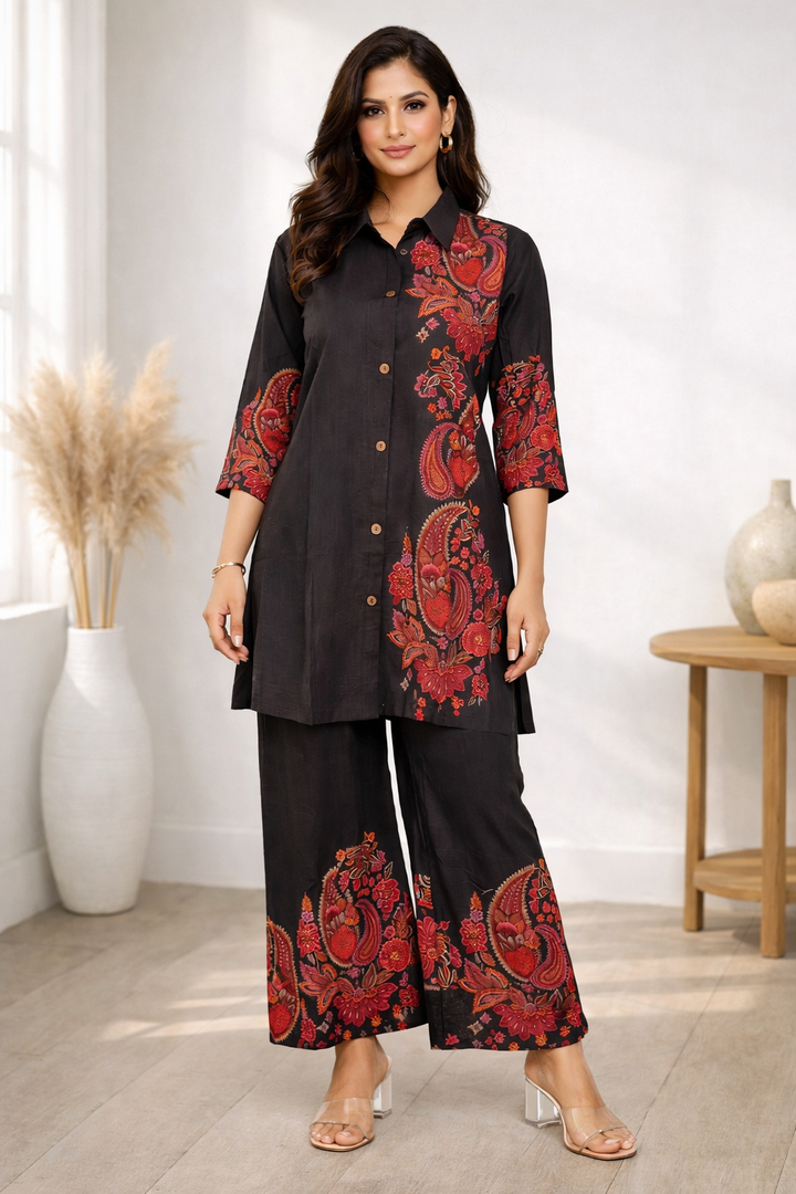 Reet Coffee Paisley Co-Ord Set