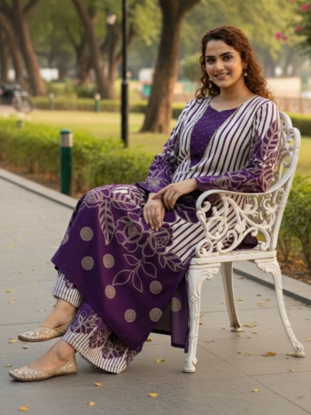 Bakul Cosmos Printed Kurta Pant Set
