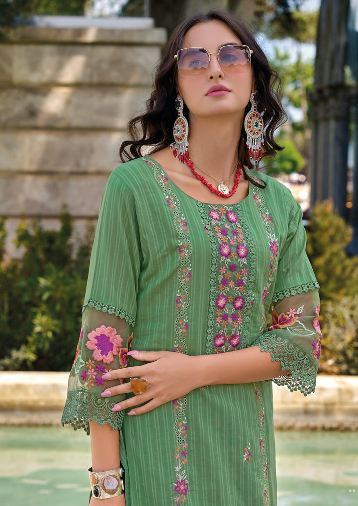 JASHAN FERN FULL HEAVY EMBROIDERY PAKISTANI SUIT SET