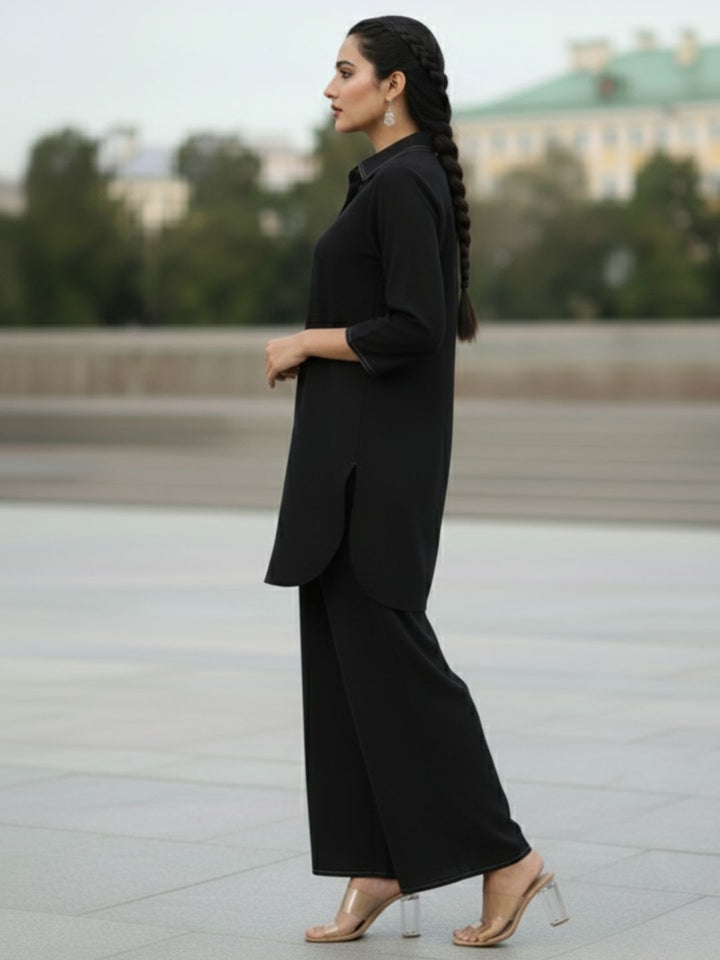 Jayti onyx Butterfly Cotton Co-ord Set