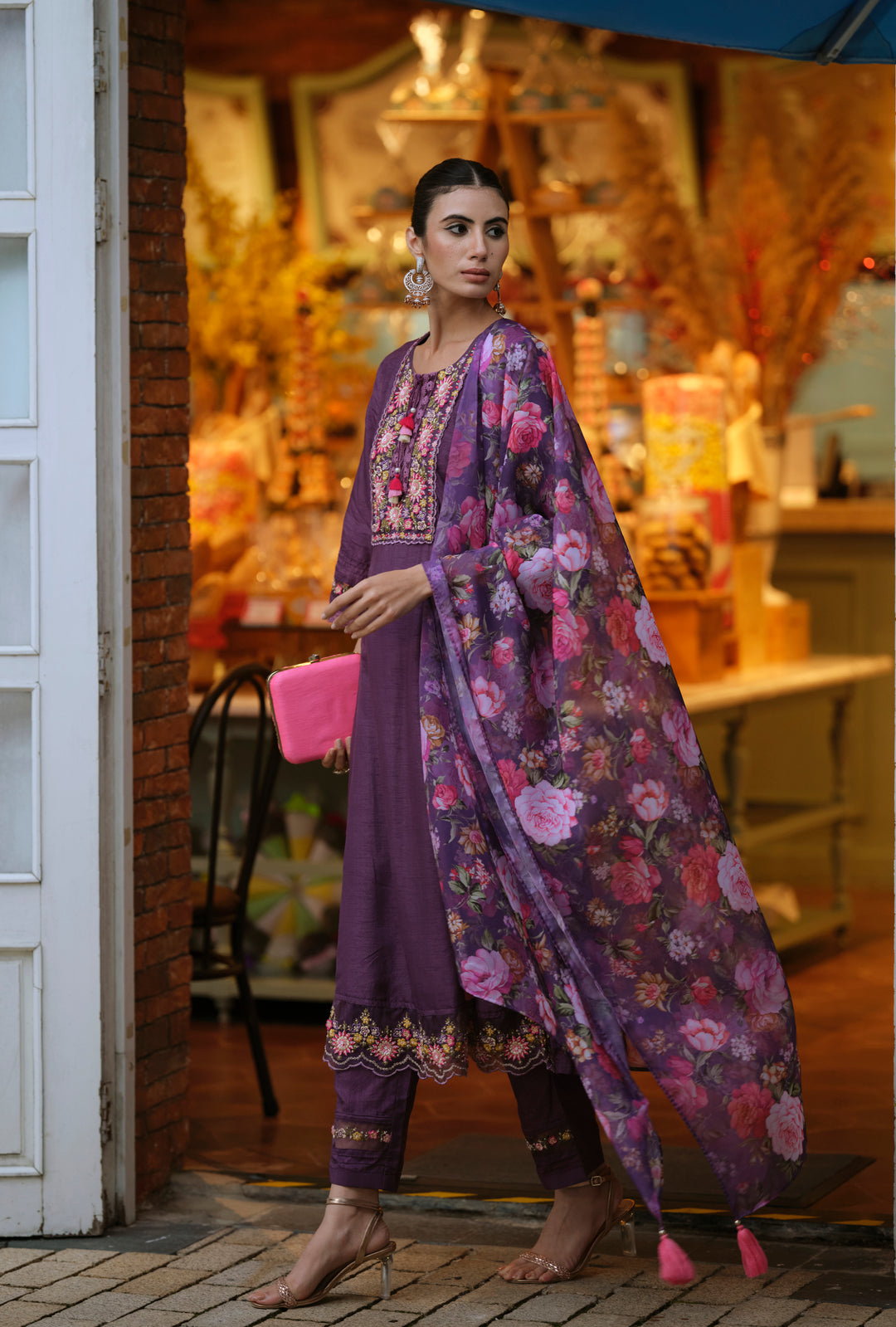 Meher Orchid Pakistani Full Work Suit Set