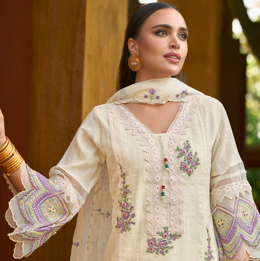 Tasneem Angel Embroidered Pakistani Suit Set