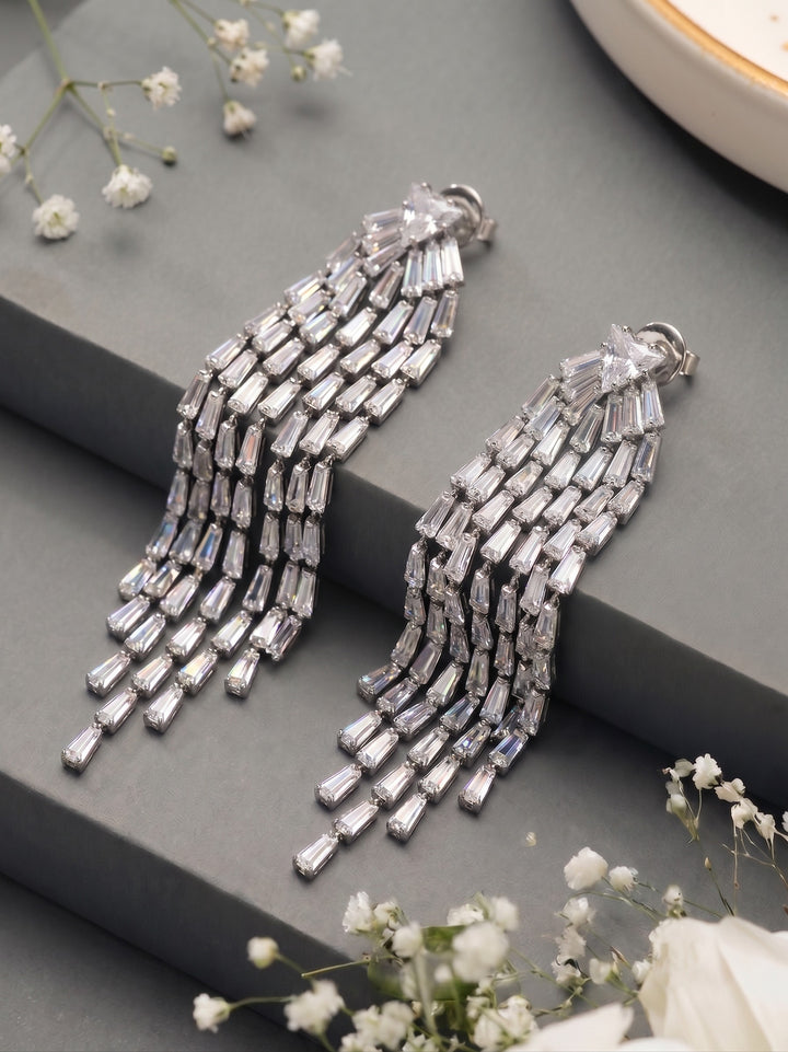 Crystal Cascade Earrings