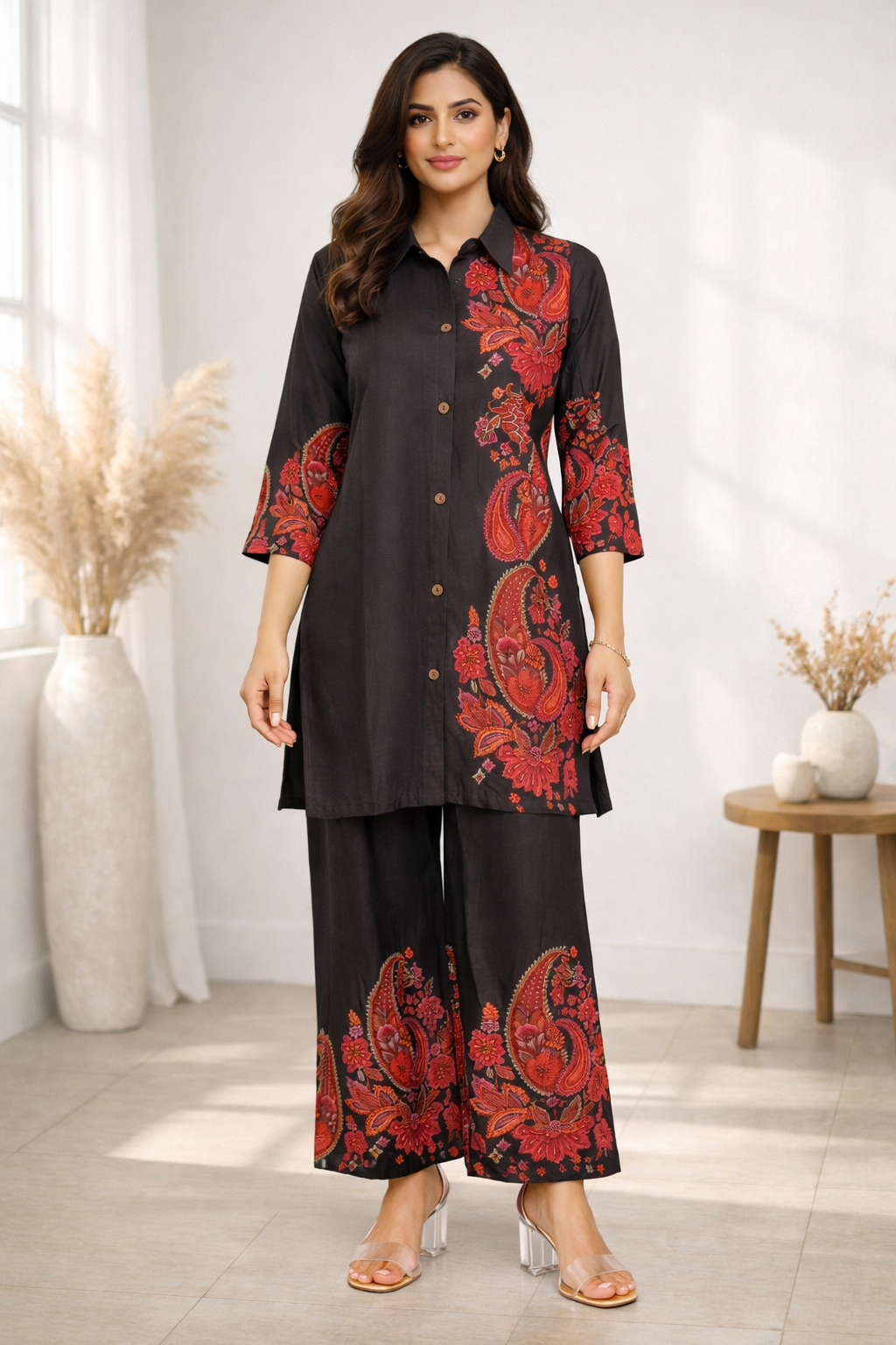 Reet Coffee Paisley Co-Ord Set